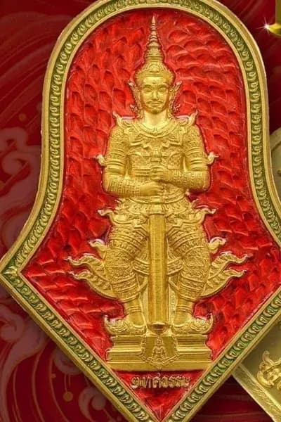 เหรียญท้าวกุเวรเทพบุตร รุ่น “ร่ำรวย เทวธาตุวรรณ” วัดจุฬามณี ๒๕๖๕