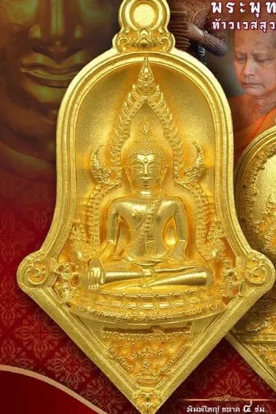 เหรียญพระพุทธชินราช ประทับหลังท้าวเวสสุวรรณโณ รุ่น “ปลดหนี้ พุทธศิลป์” (รุ่น ๑) วัดจุฬามณี ๒๕๖๕