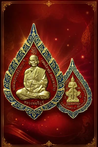 เหรียญพัดยศ หลวงพ่ออิฏฐ์ (พระสมุทรวชิรโสภณ) ประทับหลังท้าวเวสสุวรรณโณ รุ่น เจริญยศ ๑๖๘ วัดจุฬามณี ๒๕๖๗