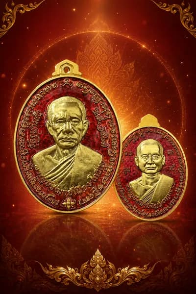เหรียญ ๒ พระอุปัชฌาย์ แห่งวัดจุฬามณี รุ่นไตรมาส ๖๗ (๒๕๖๗)