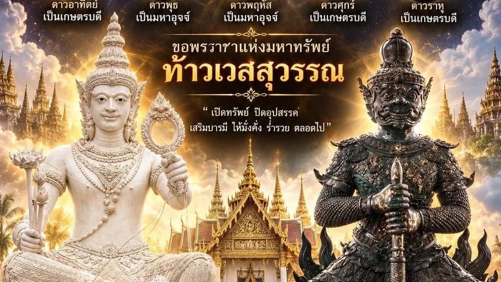 รวมพลังดาวใหญ่ วันมหาโชค — ฤกษ์บูชาท้าวเวสสุวรรณ