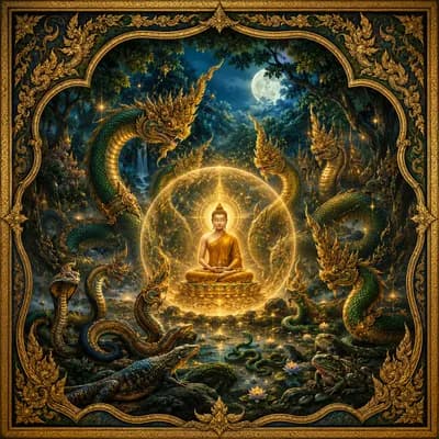 บทสวดขันธปริตร แผ่เมตตาแก่พญานาคและสัตว์เลื้อยคลาน