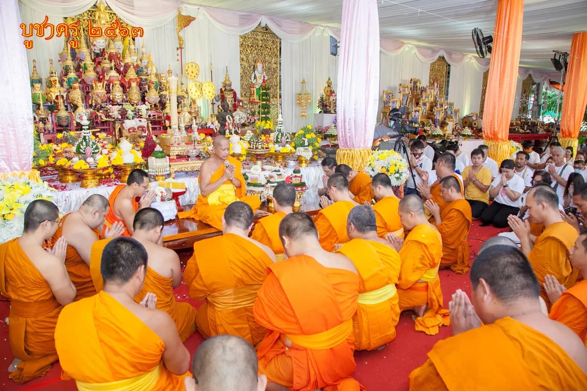 งานบูชาครูและไหว้ครูบูรพาจารย์ วัดจุฬามณี ประจำปี ๒๕๖๓