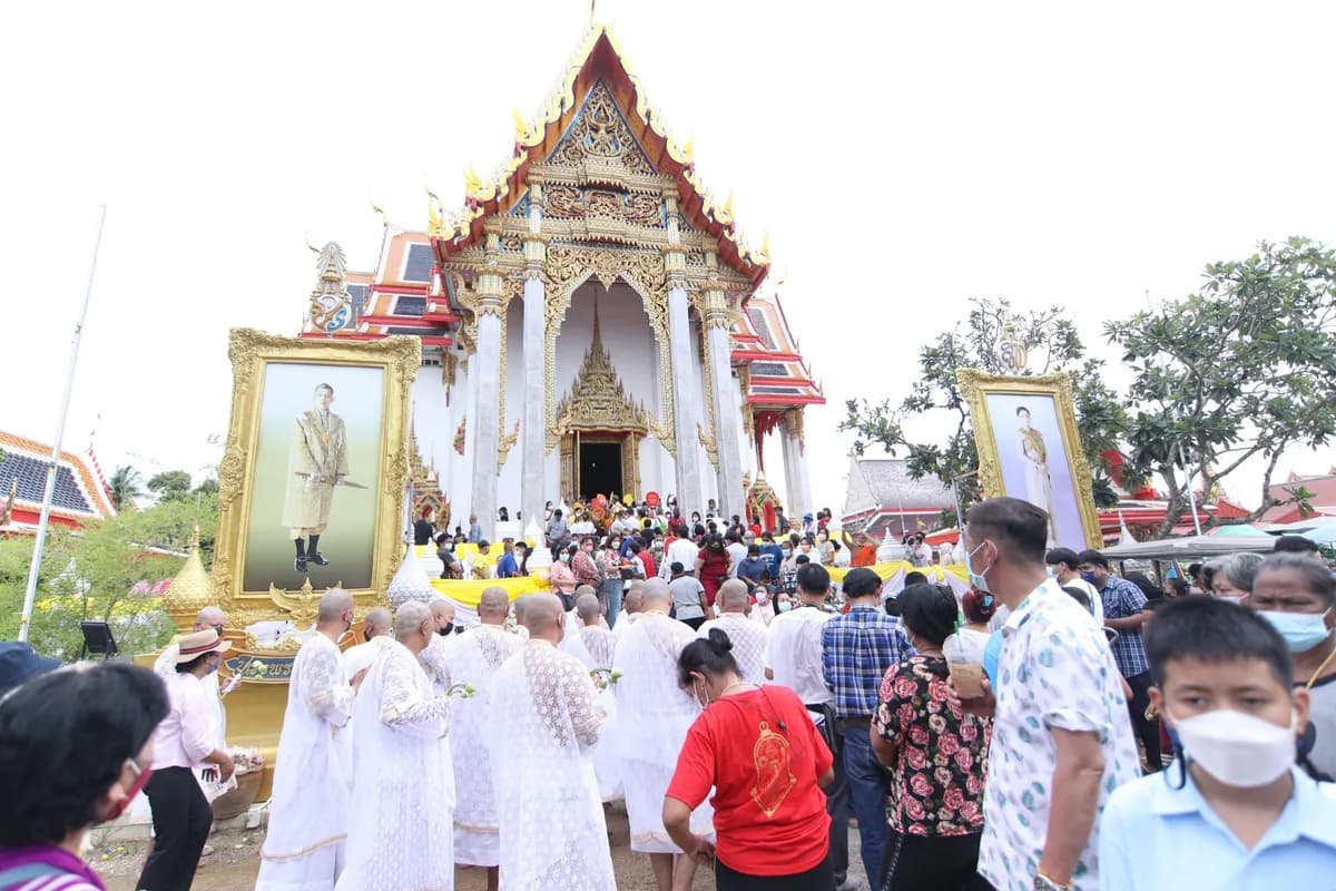 พิธีอุปสมบทหมู่ ถวายเป็นพระราชกุศล วัดจุฬามณี ปี ๒๕๖๕