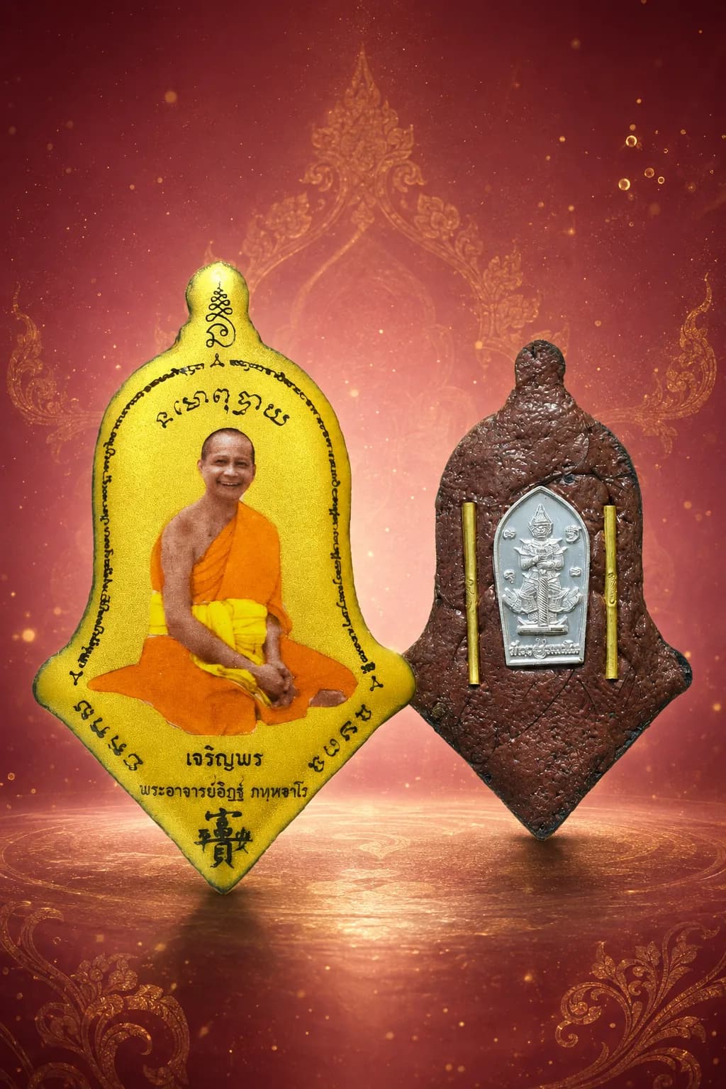 ล็อกเก็ตทรงจำปีรุ่นแรก หลวงพ่ออิฏฐ์ ภทฺทจาโร รุ่น ไหว้ครู ๖๖ วัดจุฬามณี ๒๕๖๖