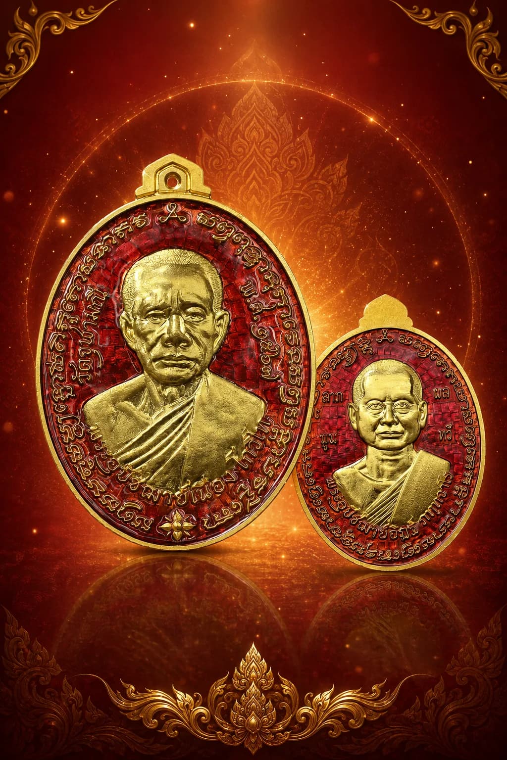 เหรียญ ๒ พระอุปัชฌาย์ แห่งวัดจุฬามณี รุ่นไตรมาส ๖๗ (๒๕๖๗)