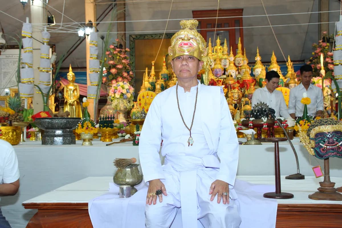 พิธีไหว้ครูบูรพาจารย์ วัดจุฬามณี ประจำปี ๒๕๕๘