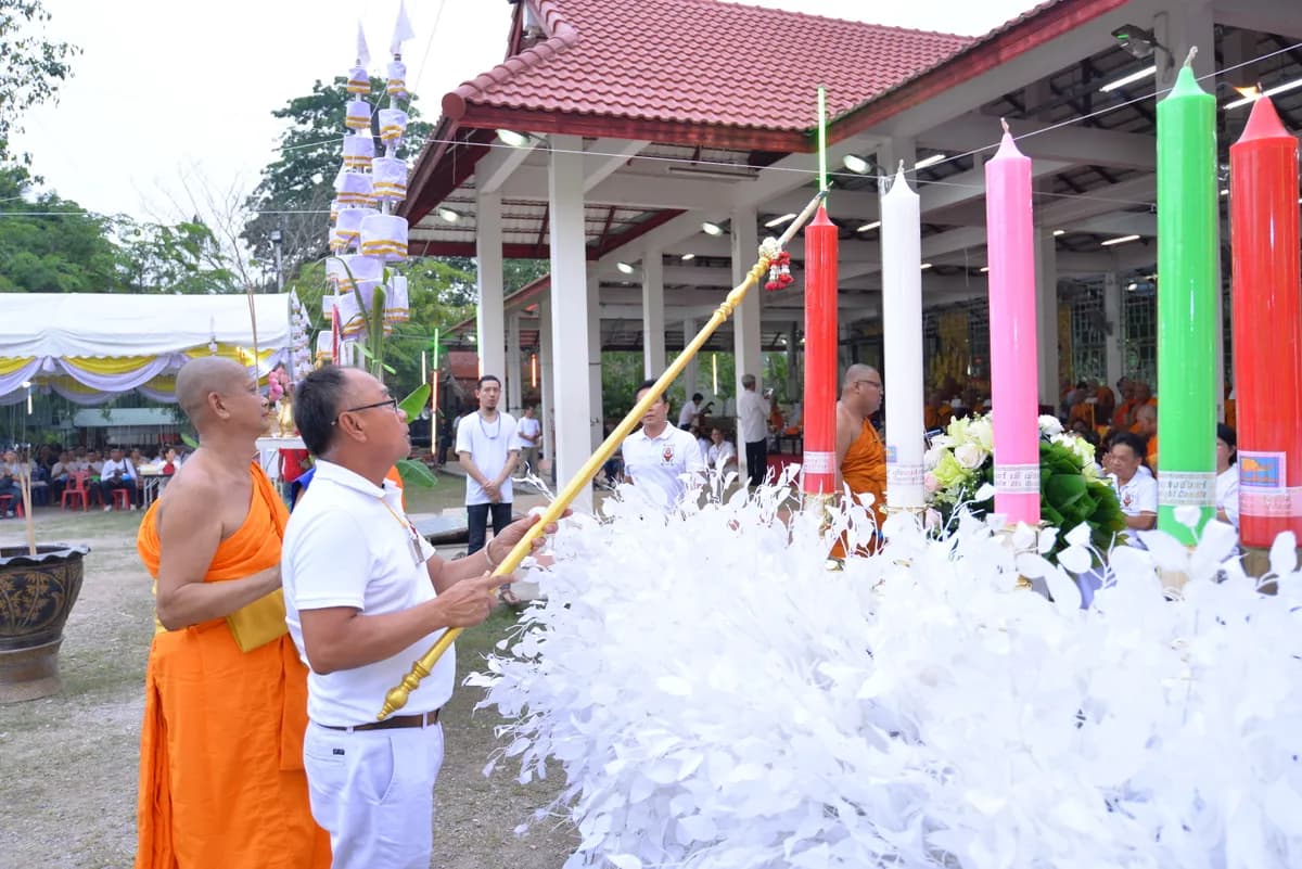 พิธีสวดนพเคราะห์ วัดจุฬามณี ปี ๒๕๖๑