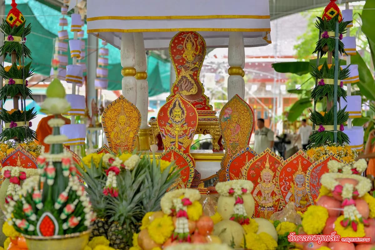 พิธีพุทธาภิเษกวัตถุมงคล รุ่นมีทรัพย์เหลือล้น วัดจุฬามณี ปี ๒๕๖๒